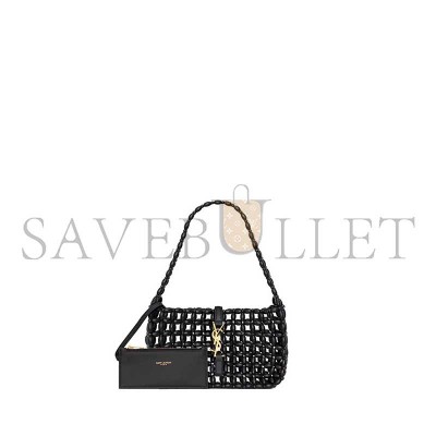 YSL LE LE 5 À 7 WOODEN BEAD HANDBAG 862997KAAAY1000 (21*15*6cm)